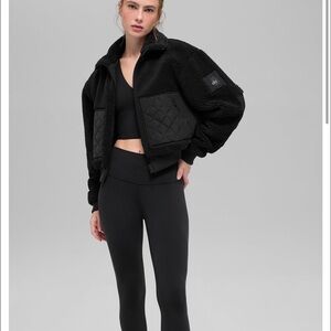 ALO Yoga Black Bomber Jacket